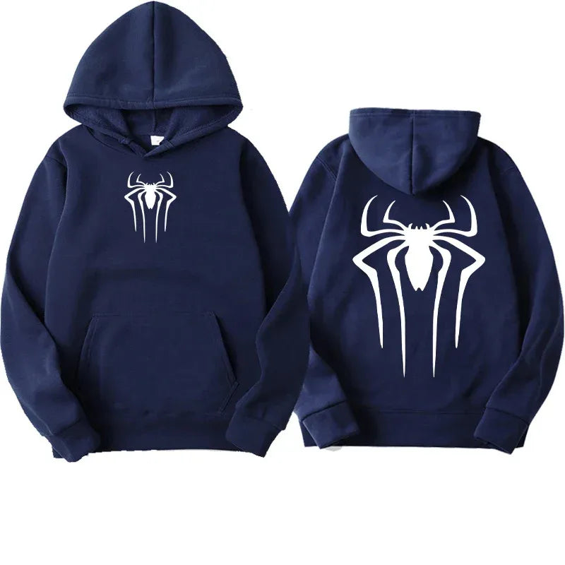 Men's Sweatshirt Fashion Spider Print Hoodie