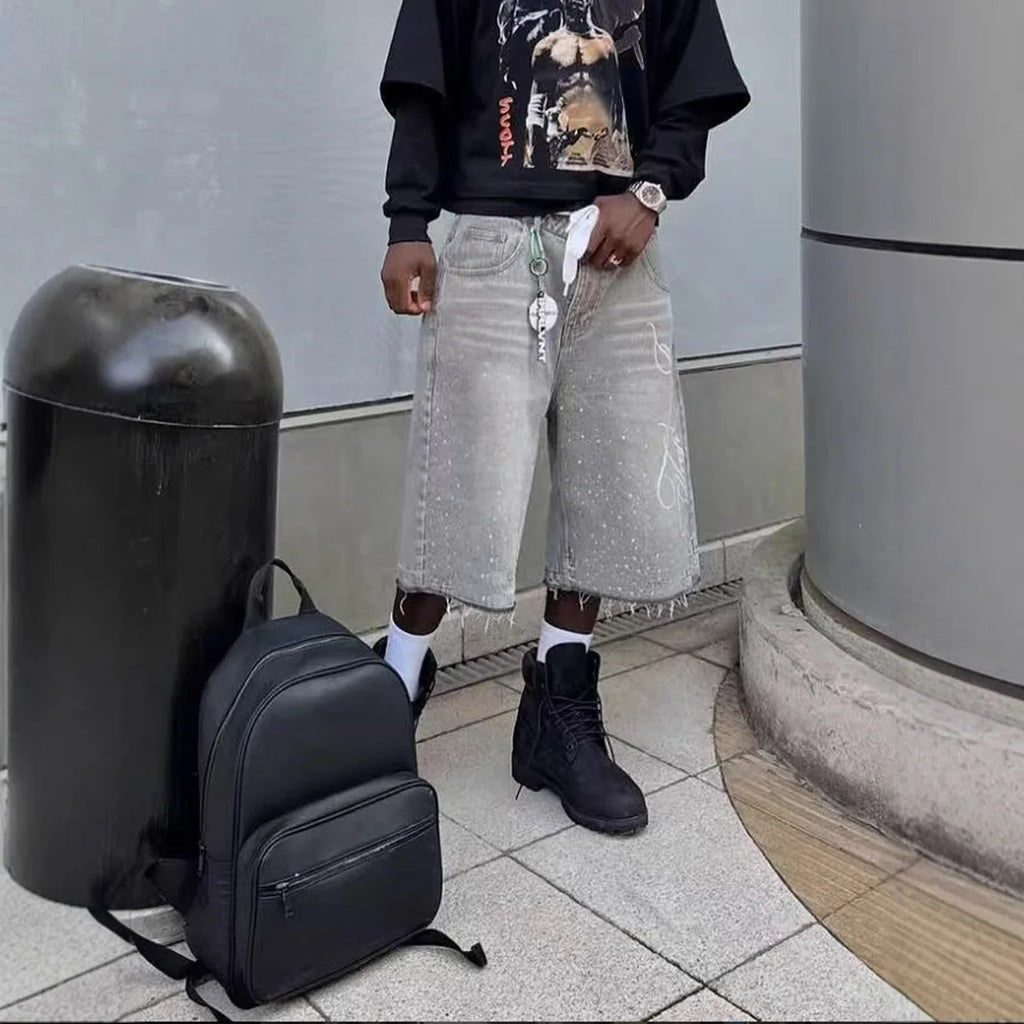 Men Wide Leg Jeans