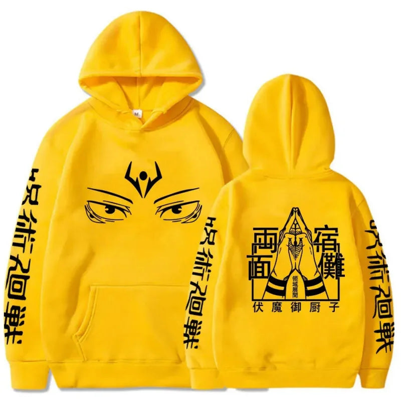 Hoodies New Japanese Anime Graphic Printing Sweatshirts for Men Womnen Hip Hop Casual Autumn Winter Fleece Streetwear Tops