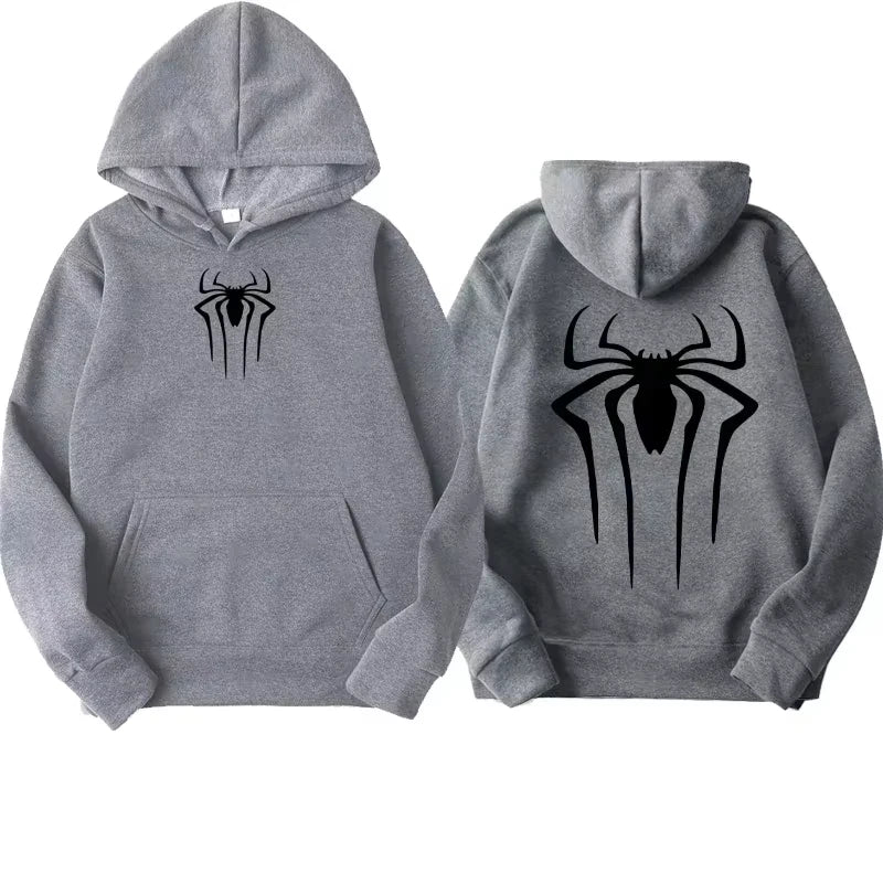 Men's Sweatshirt Fashion Spider Print Hoodie