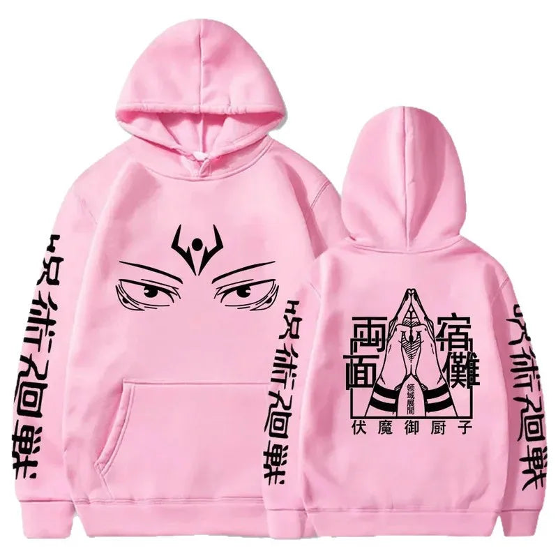 Hoodies New Japanese Anime Graphic Printing Sweatshirts for Men Womnen Hip Hop Casual Autumn Winter Fleece Streetwear Tops
