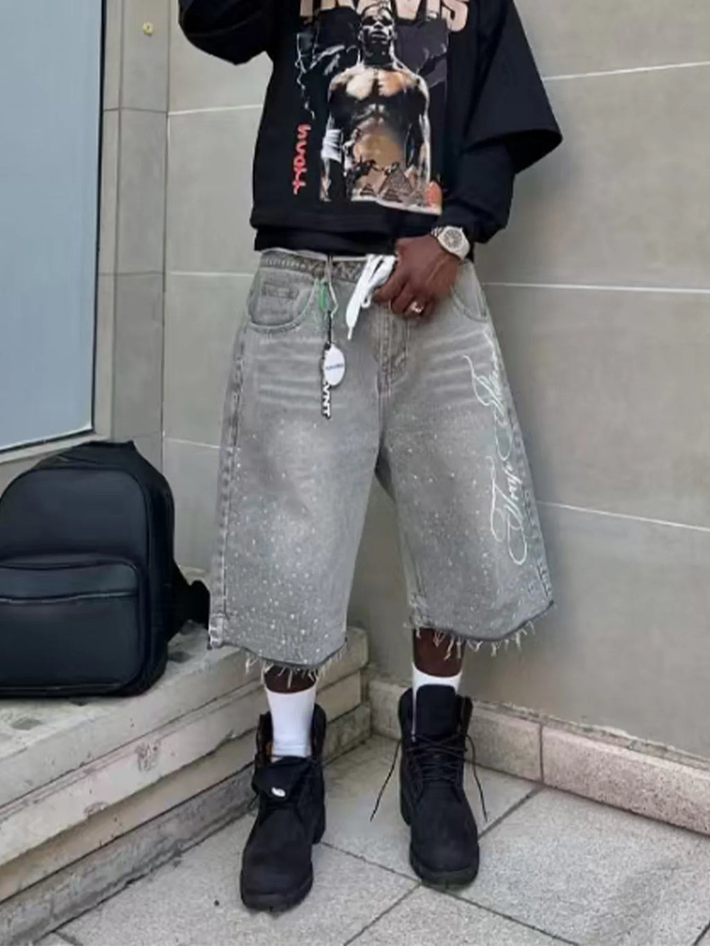 Men Wide Leg Jeans